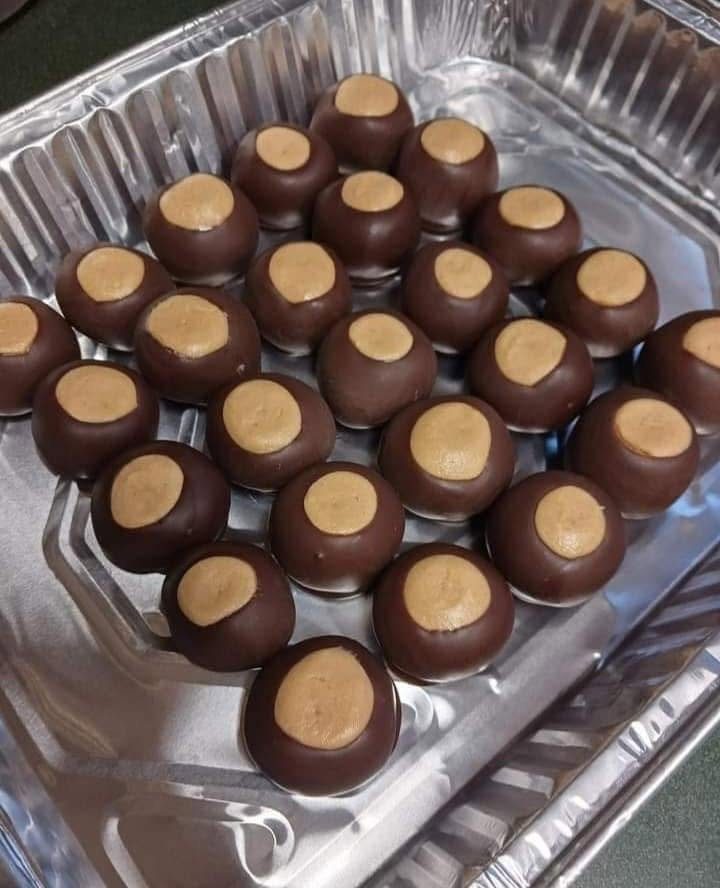 Peanut butter buckeye candies